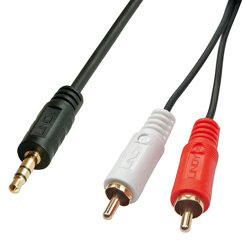 

Kabel Jack 2xRCA Cinch Lindy 35683 5m pozłacany