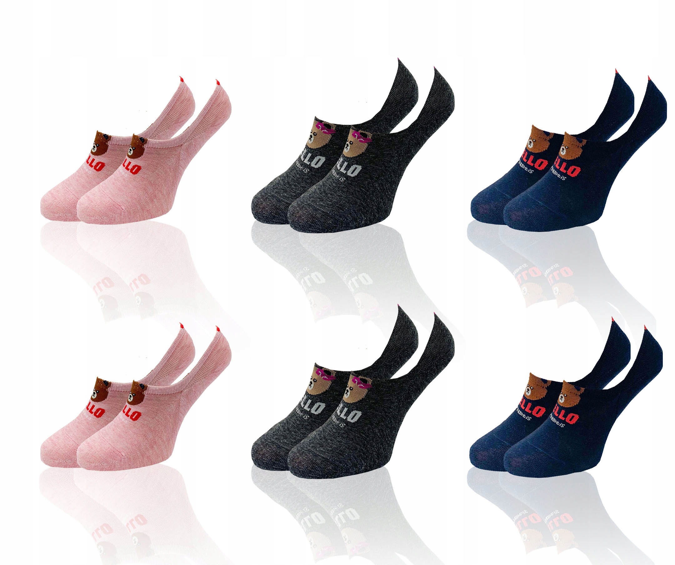 

6x Skarpety Dziecięce Bambusowe Stopki 31-34