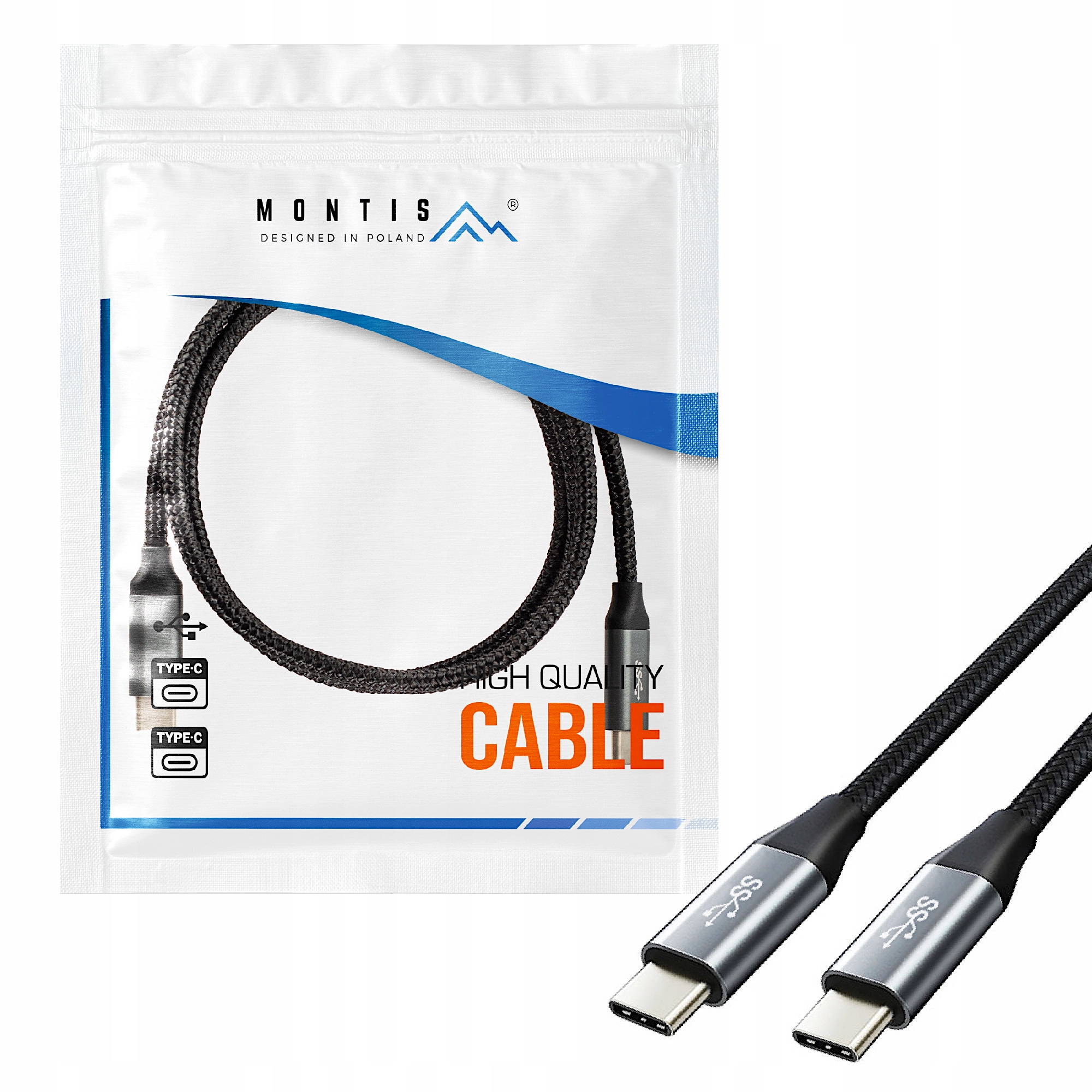 

Kabel Usb typ C - Usb typ C Montis 1 m