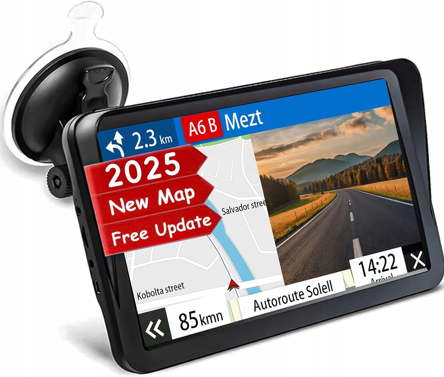 Nawigacja Gps Longruf 9-CALI Dotykowa 8 Gb Pamięci 256 Mb Dla Kamienic Pro