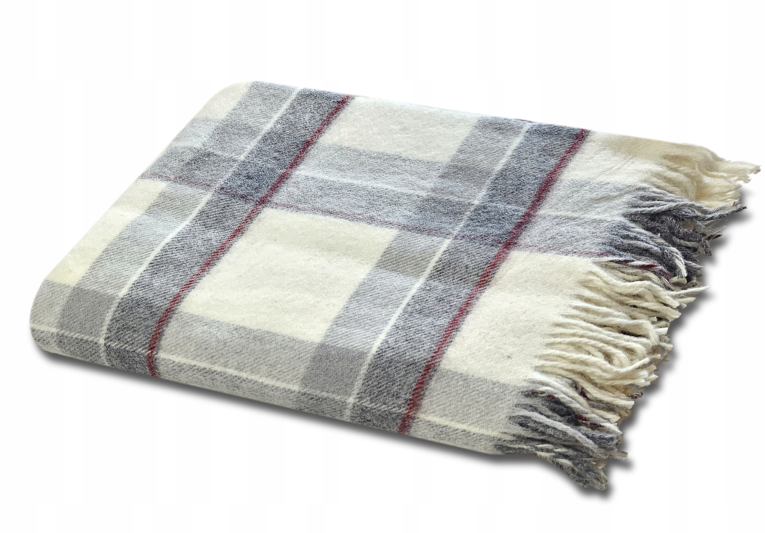 Vlněná deka 150x200 Pled 100% Ovčí vlna Polský Silný a teplý Zdravotní