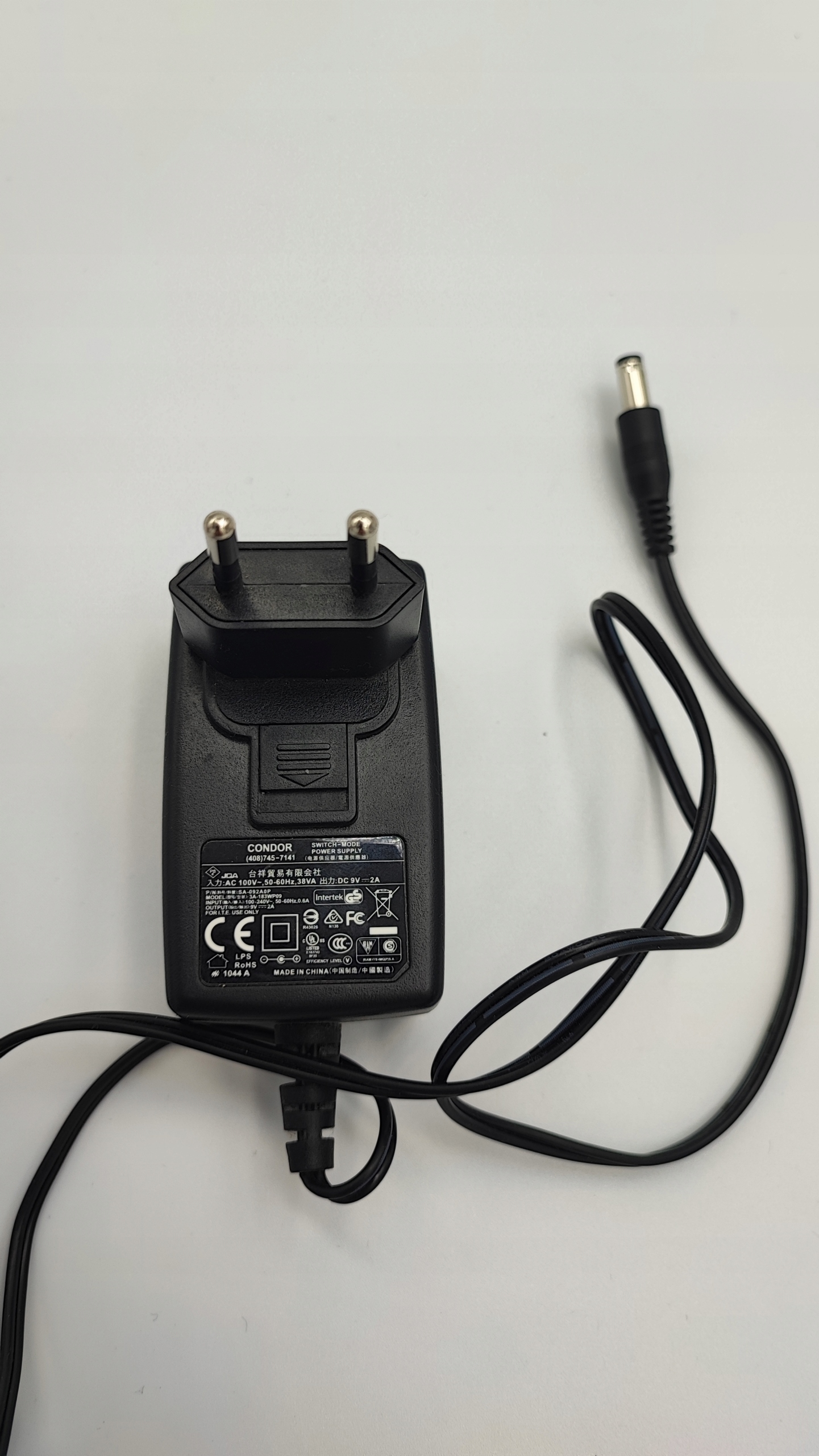 Zasilacz Condor 9V 2A Marka Condor