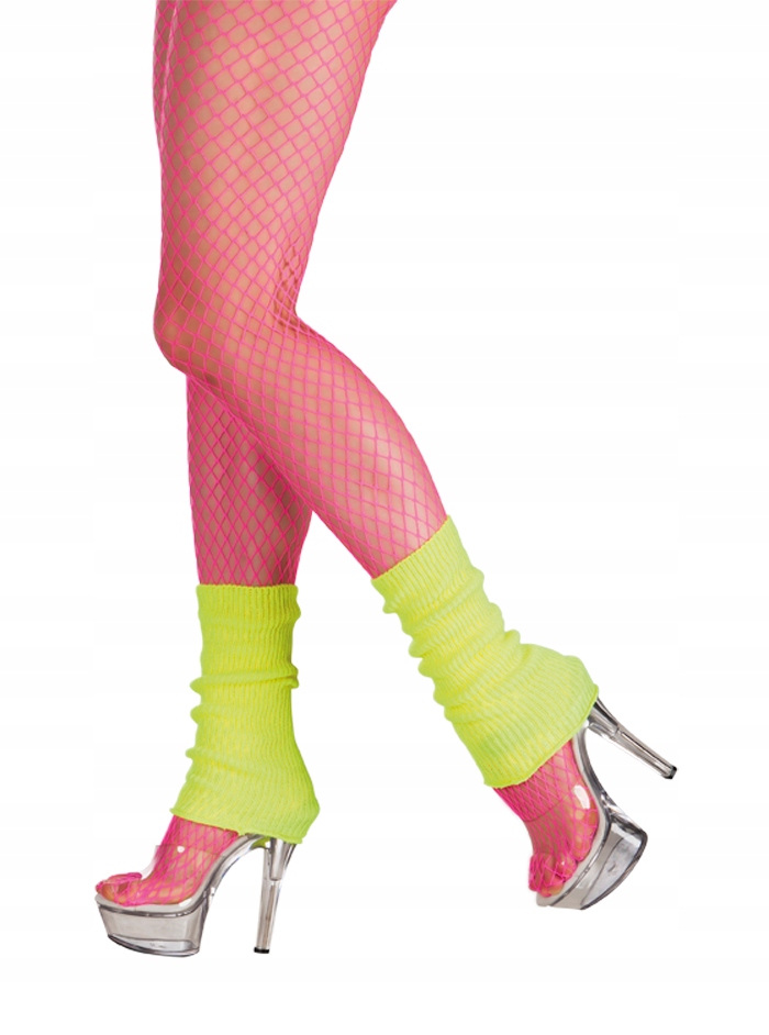 GETRY OCIEPLACZE ŻÓŁTE NEON GETRY DAMSKIE 01752