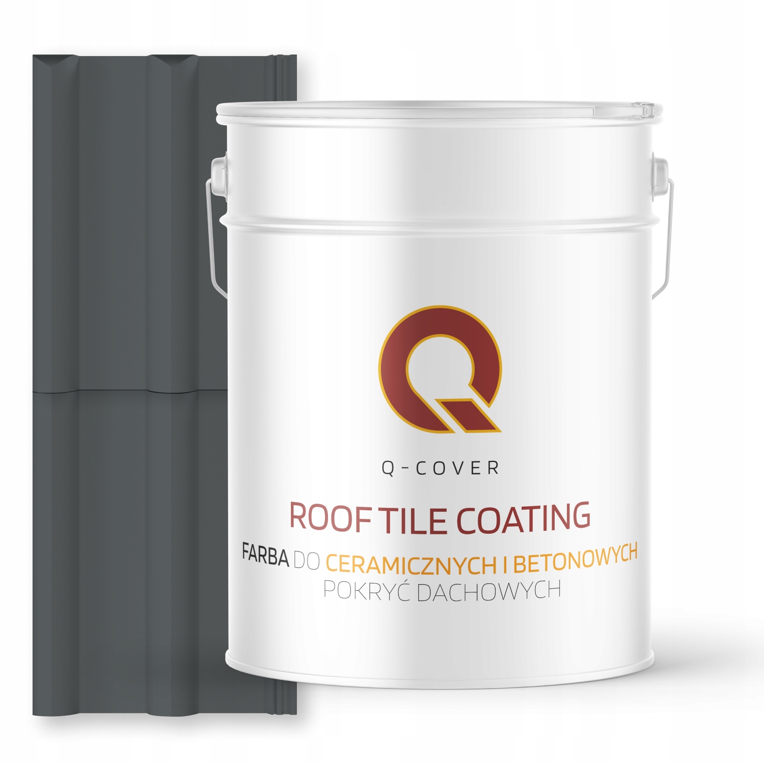 Farba Na Keramické Betónové Strechy Šedá Bazaltová Ral 7012 10 L Polomatná