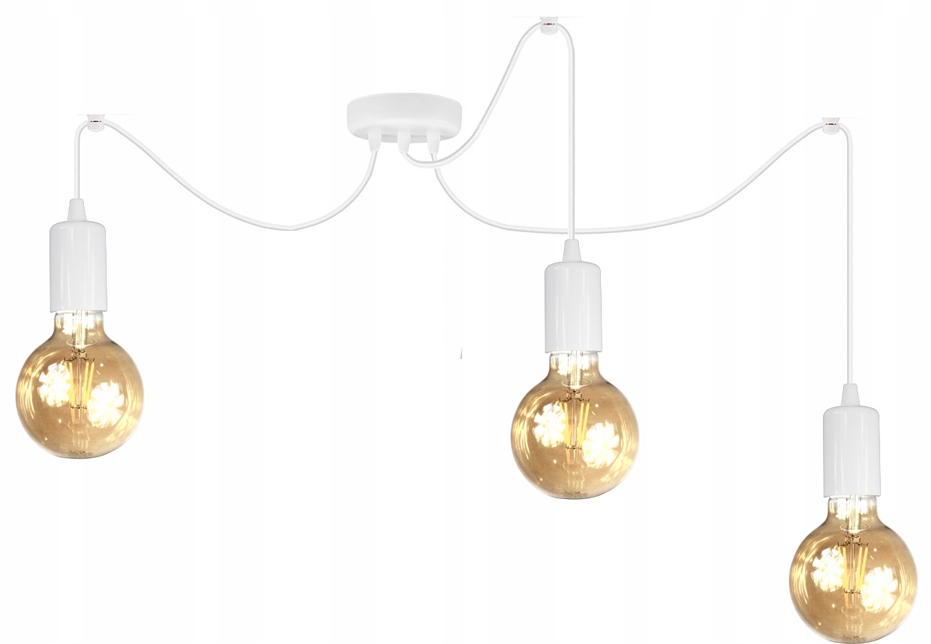 

Lampa Wisząca sufitowa Pająk 3 żyrandol 3xE27 Loft