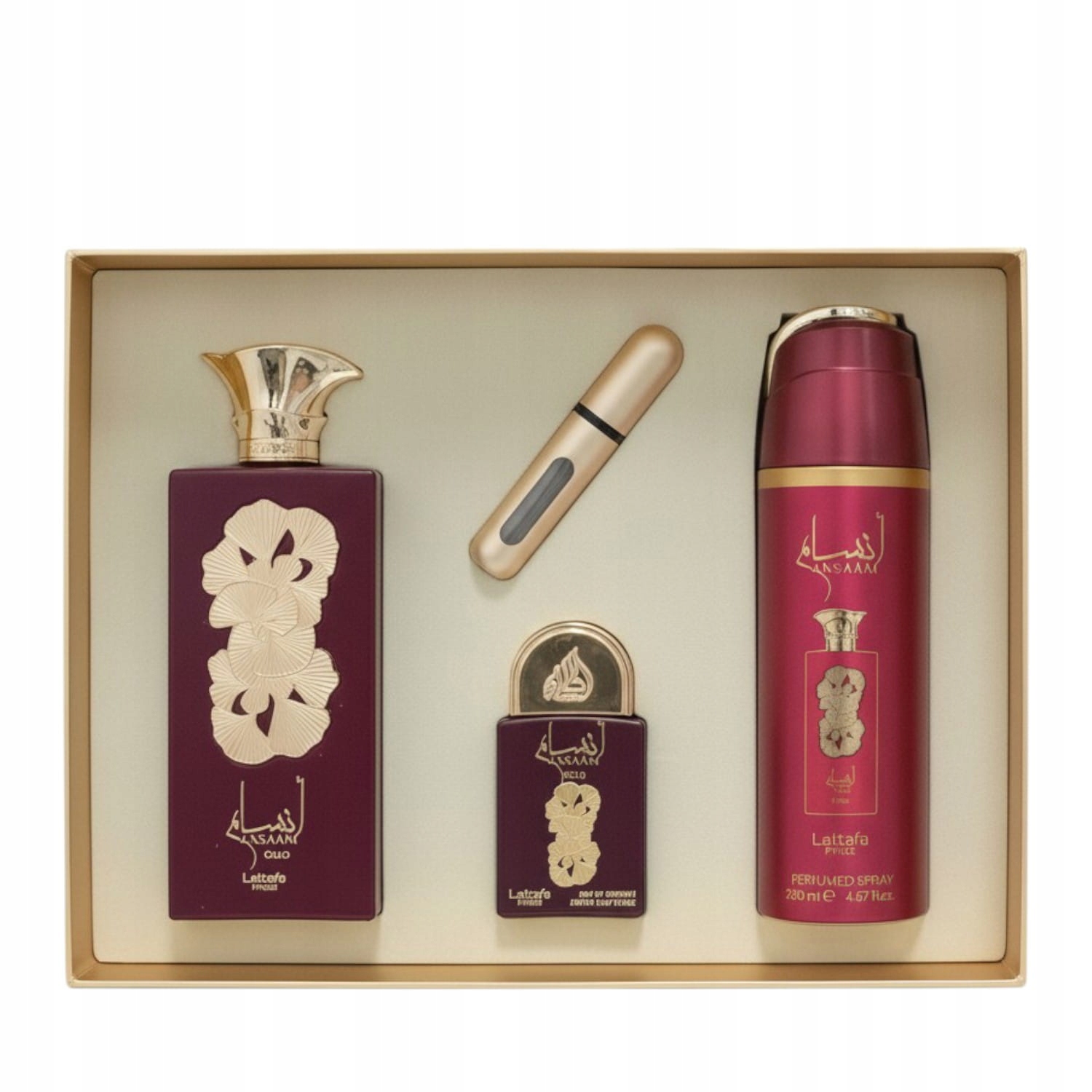 Lattafa Pride Ansaam Gold edp 100 ml edp 20 ml deodorant 200 Ml