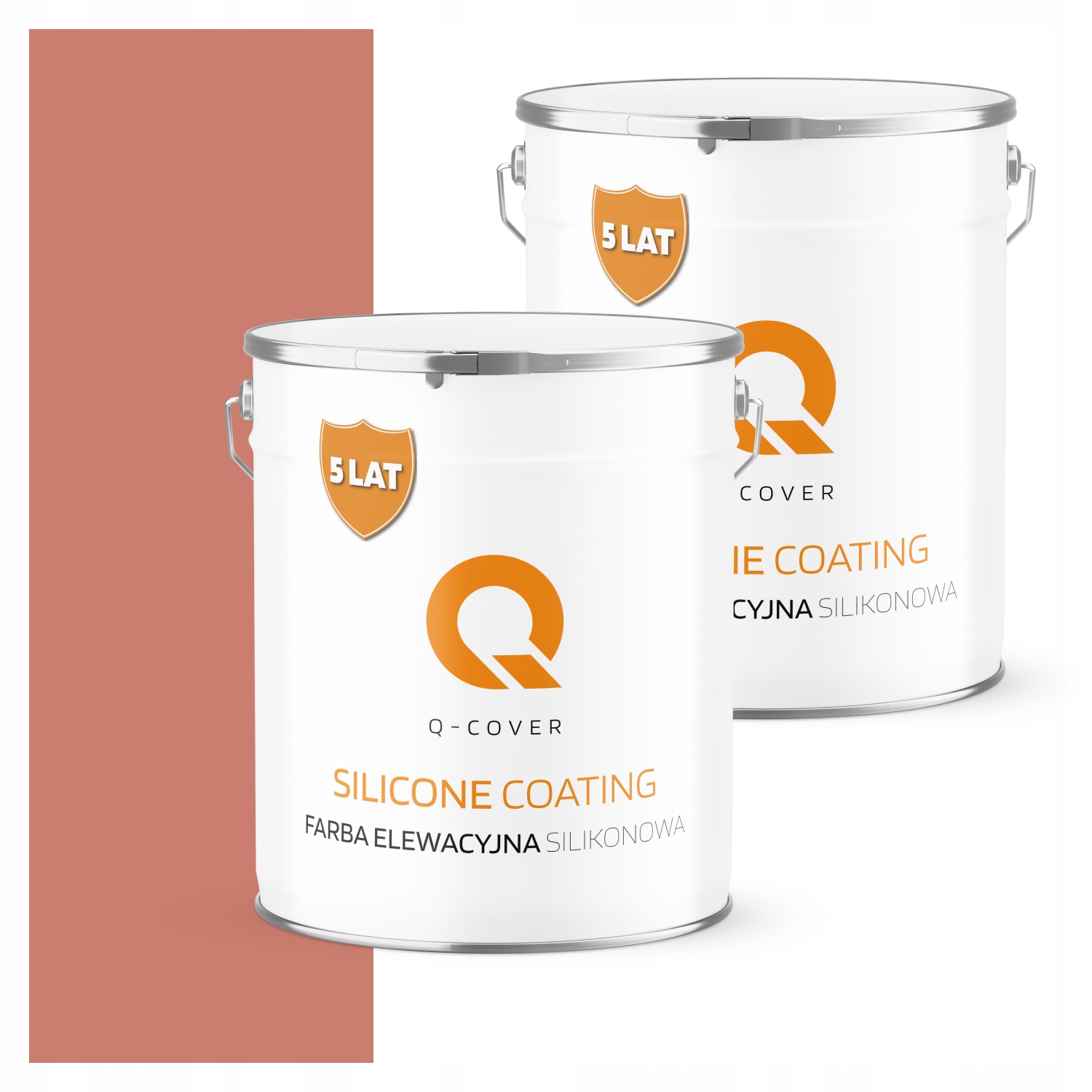 Fasádna farba 5 l silikónová Uv farba lososová