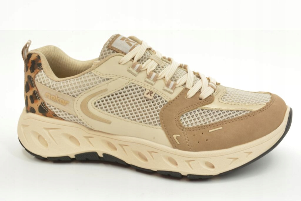 Rieker M6501 dámské polobotky Sneakersy béžové sportovní Memosoft vel. 38