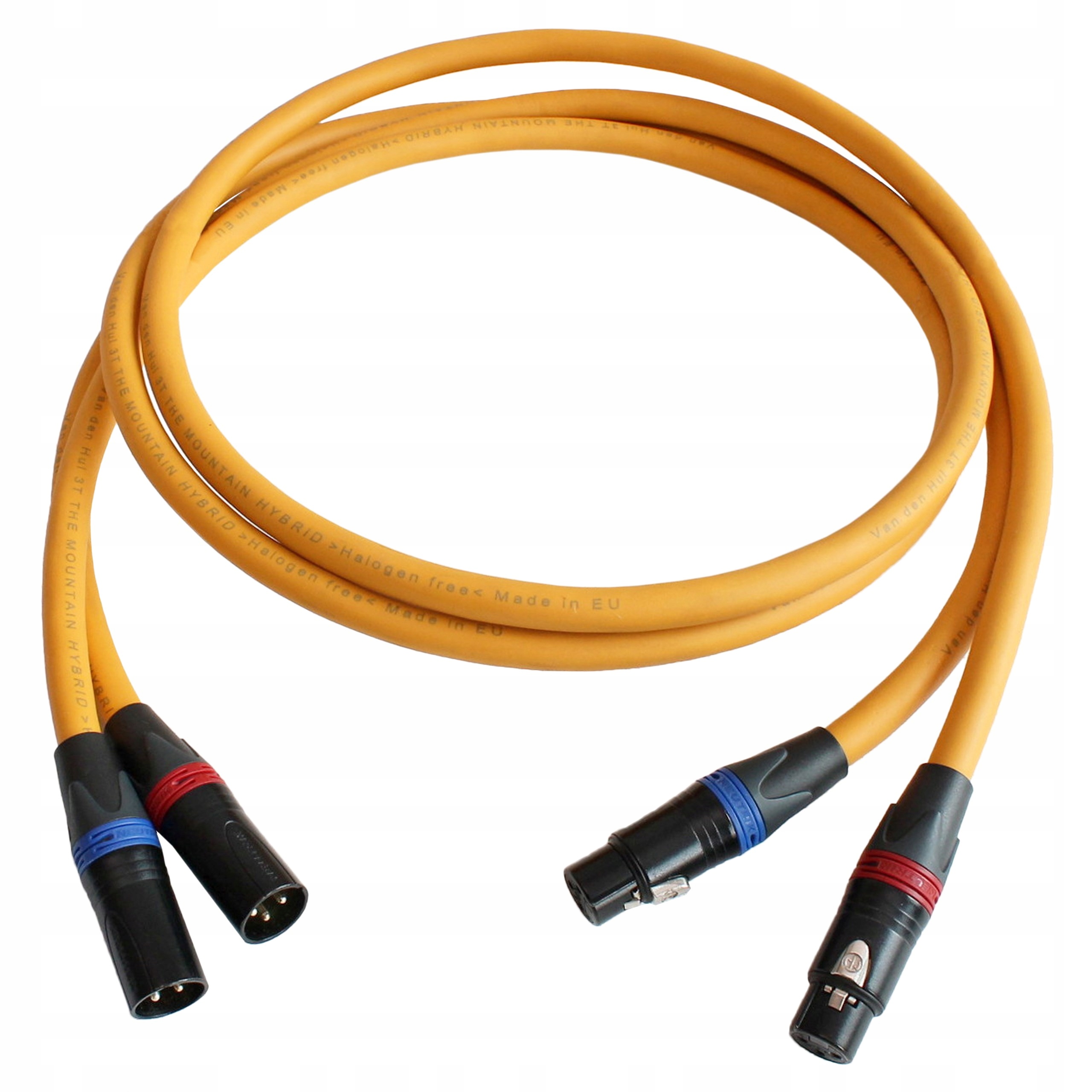 Kabel 2x Xlr 2 Xlr Zbalansowany Van Den Hul 3T The Mountain Hybrid 1m