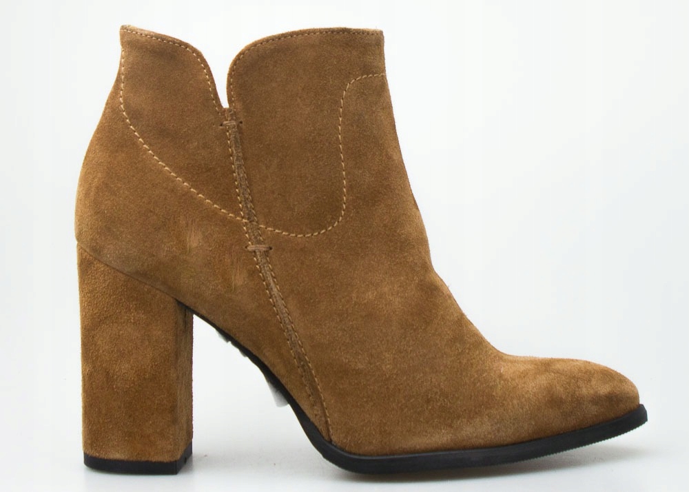 Hnědé Kotníkové Boty Pevný Sloupek Sempre 37