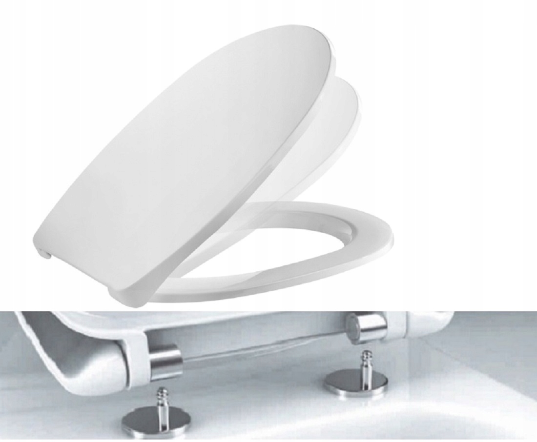 Rakouská Pomalu Padající Deska Geberit Acanto Duroplastová, Odnímatelná