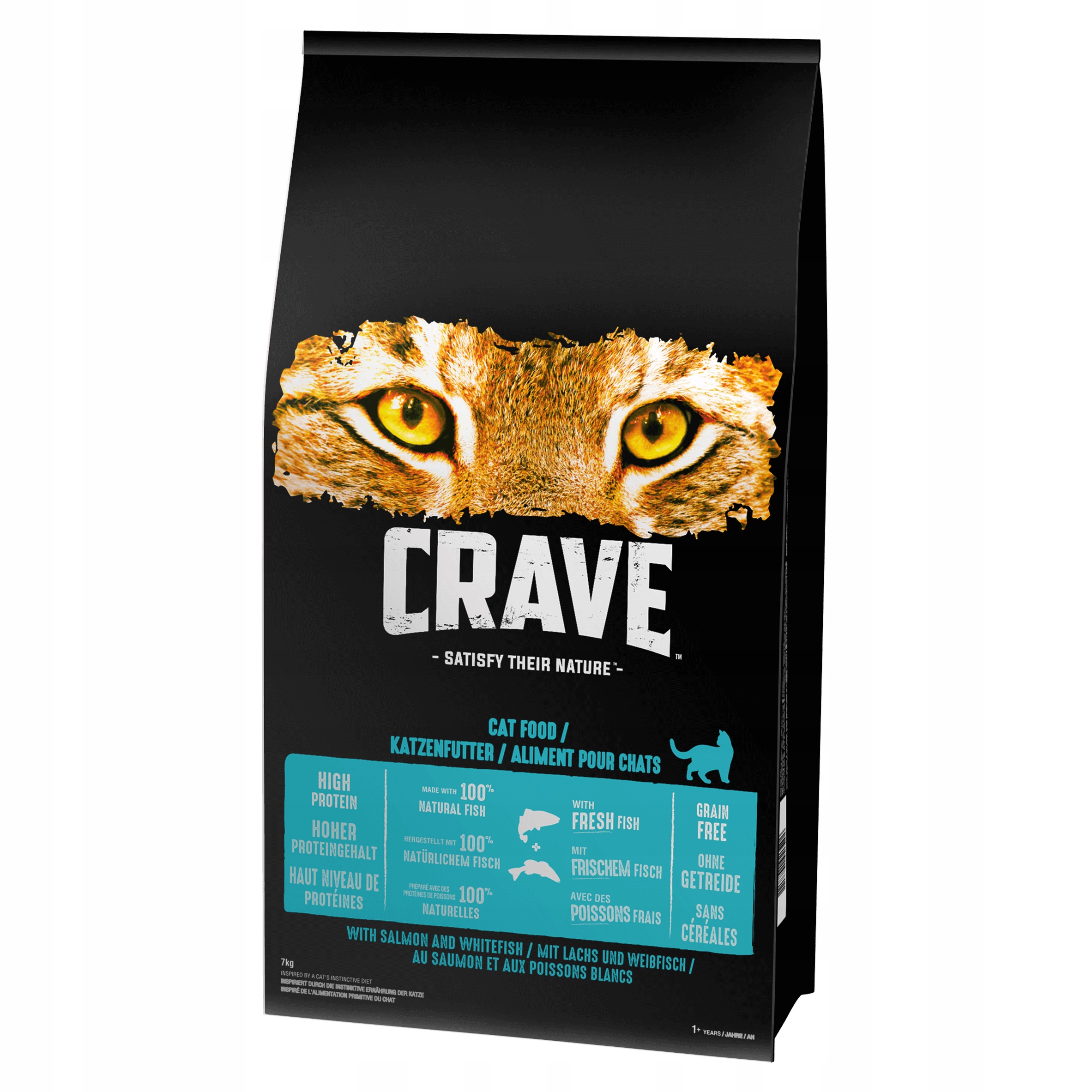 Crave s lososem a bílou rybou 7 kg