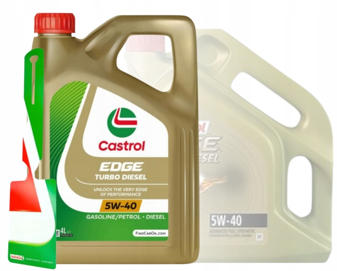 Olej Castrol Edge Turbo Diesel 5W40 4L +zawieszka