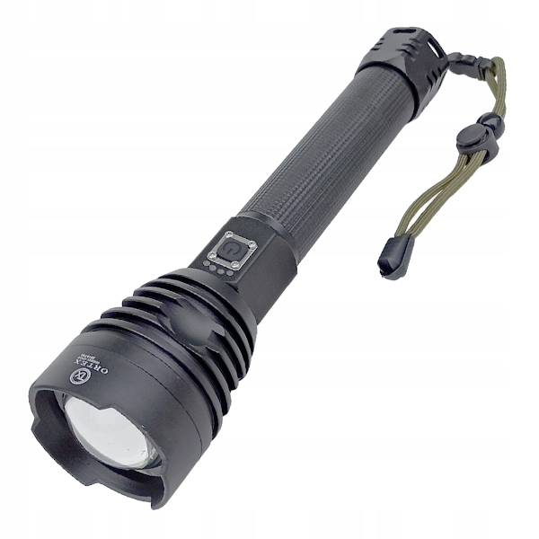 Mocna Latarka Led Taktyczna Policyjna Zom Akumulat