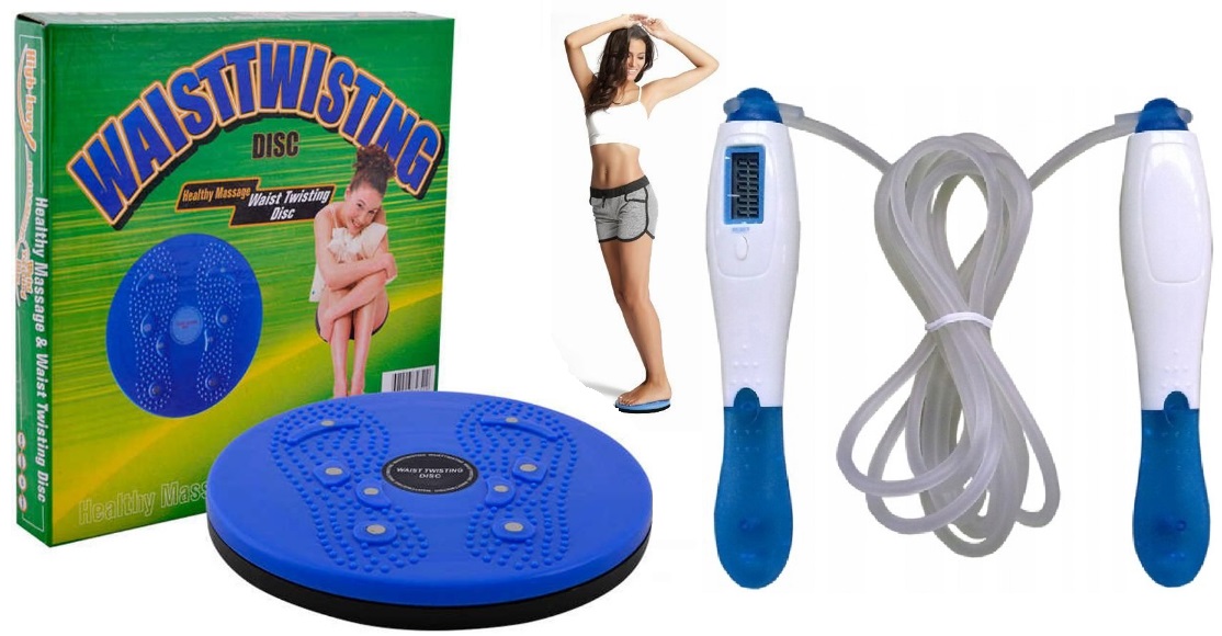 MAGNETYCZNY TWISTER odchudzający + SKAKANKA LCD