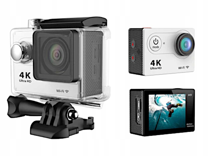 Kamera Sportovní kamera 4K Uhd WiFi Vodotěsná