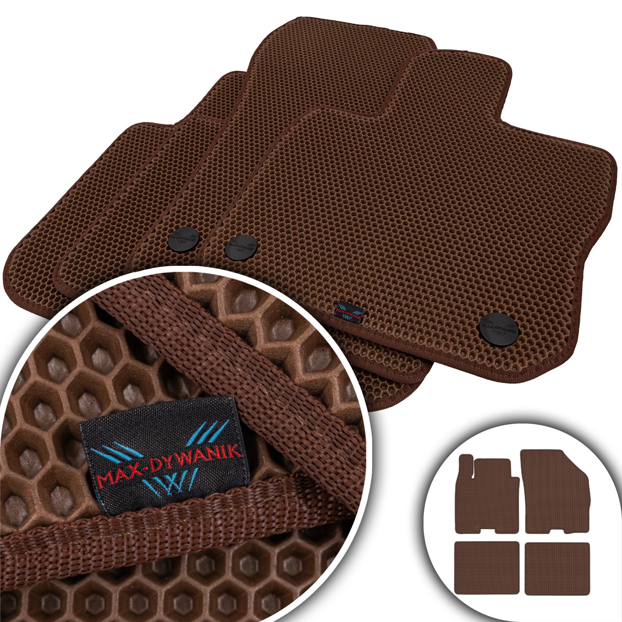 Suzuki Baleno II 2016 Koberce Eva Eternity Bronzová Honey