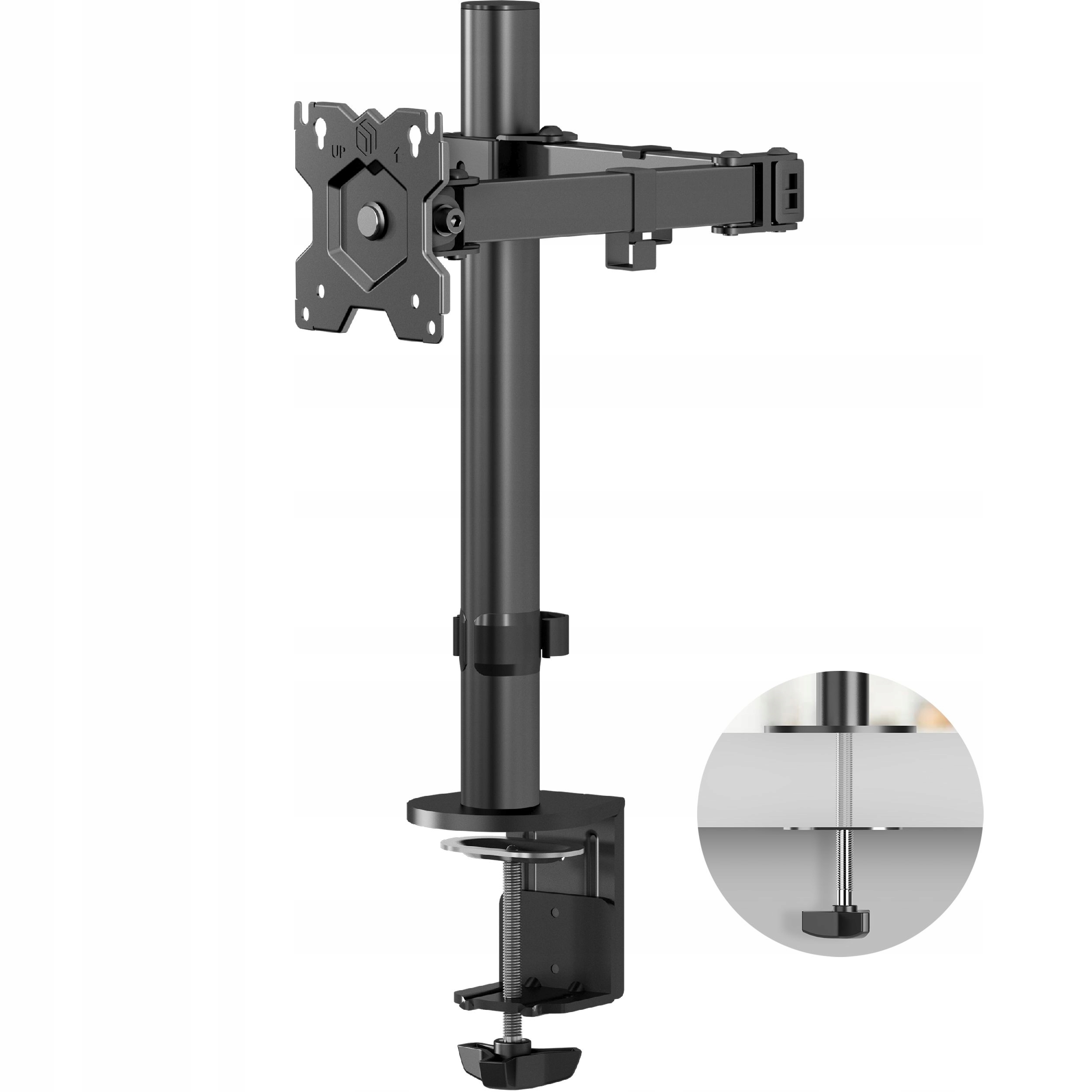 Onkron držák pro monitor 13-34 palce do 8 kg, stolní rameno D121E-B, černý