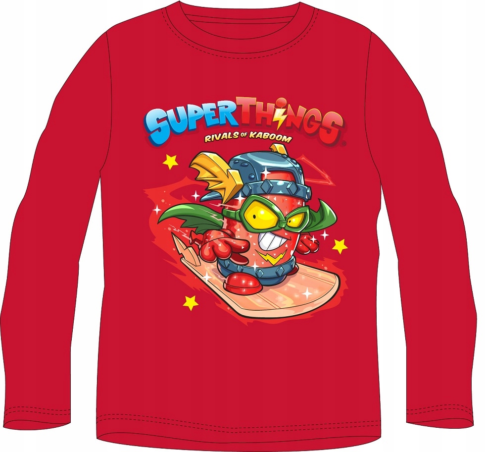 BLUZKA SUPER ZINGS BLUZECZKA LICENCJA SUPER THINGS CZARNA ORYGINALNA 98