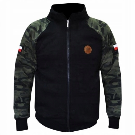 

Bluza rozpinana stójka Orzeł Camo Moro r.L