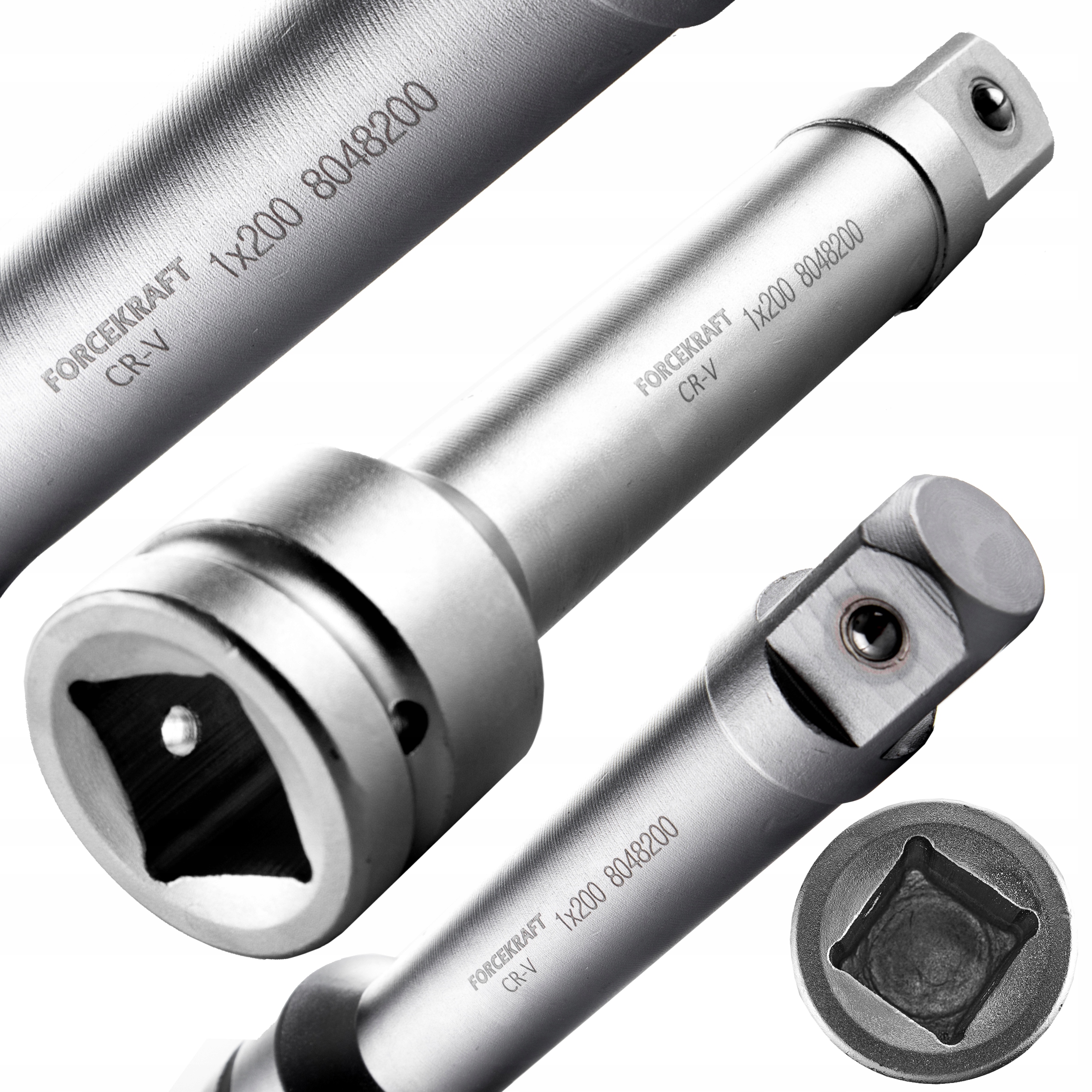 ПОДОВЖУВАЛЬНИЙ ПЕРЕХІДНИЙ КЛЮЧ ТОРЦЕВИЙ CRV 200 мм 1"