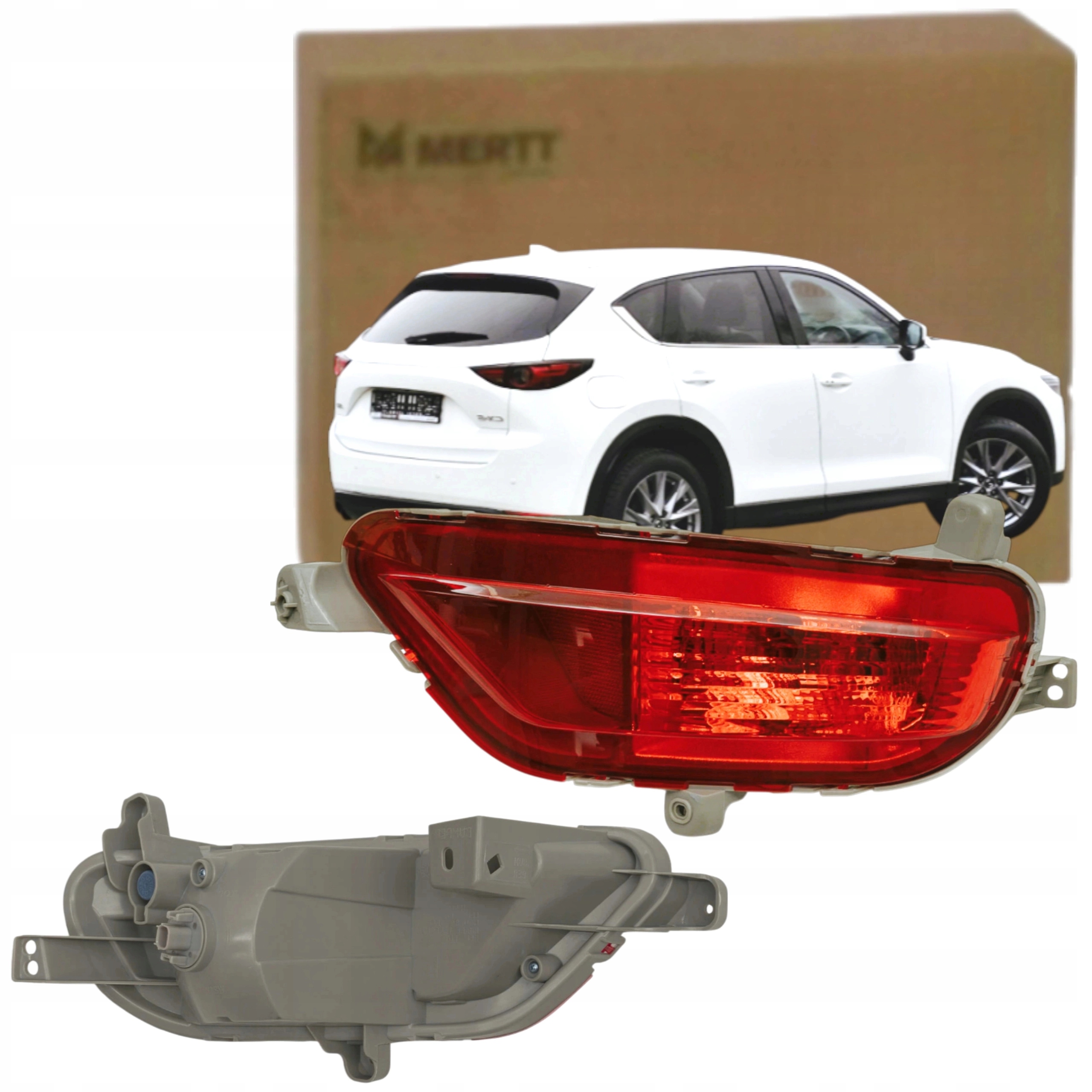 Mazda CX-5 II 2017-2025 Pravá Zadní Mlhová Lampa KB8M-51-650C