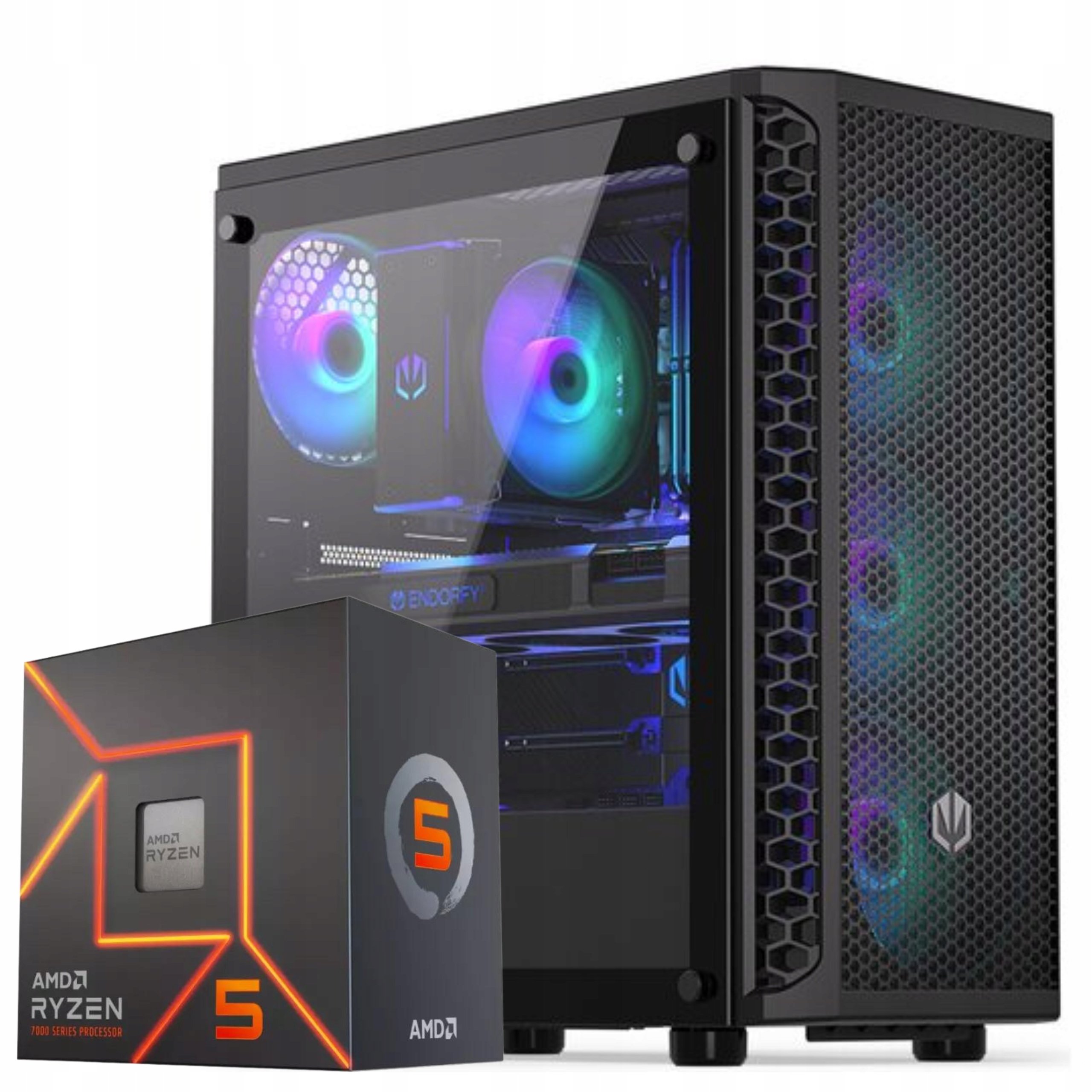 HERNÝ POČÍTAČ RYZEN 5 7500 RX 7800 XT 32GB DDR5 1TB M2