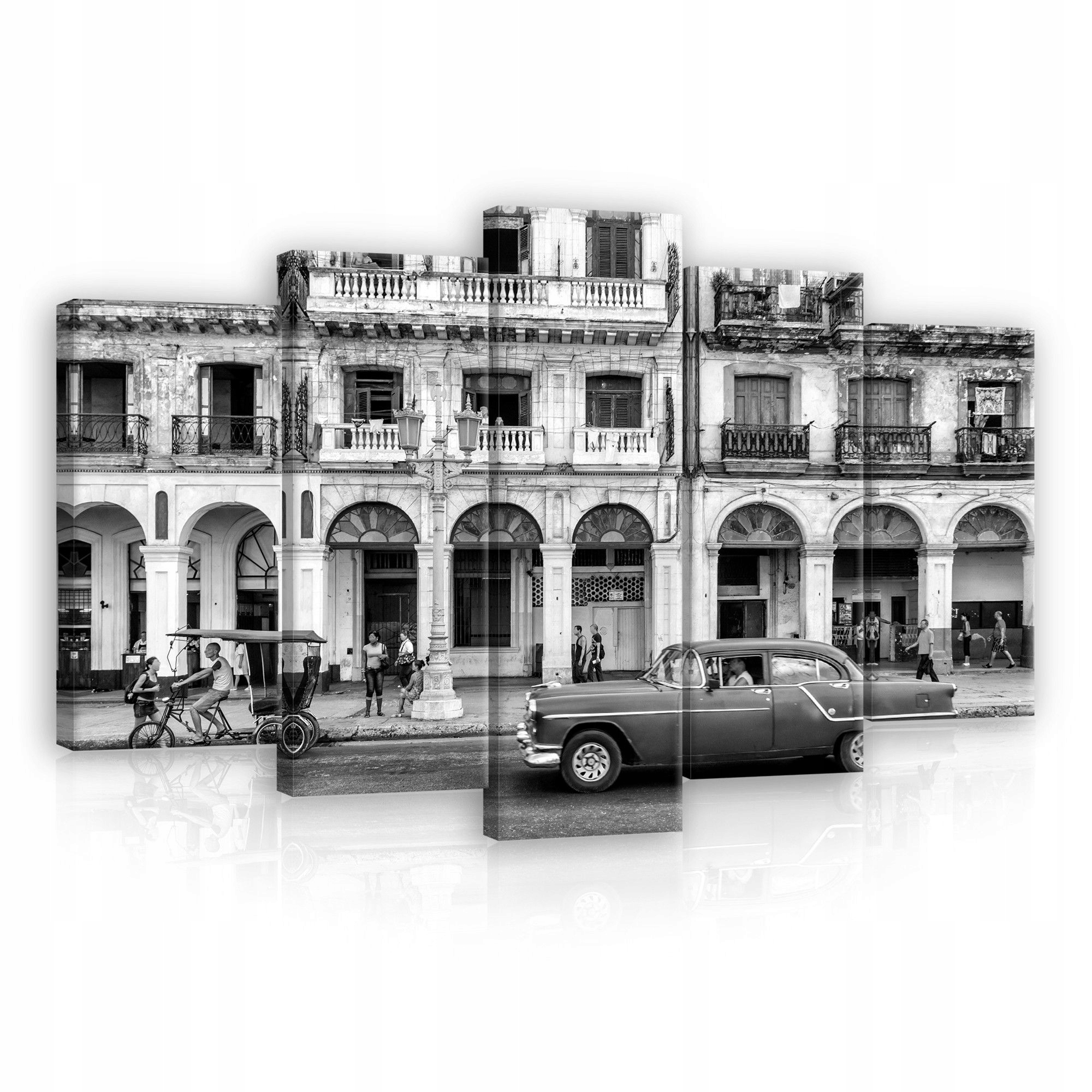 Obraz 100x60 Staré Město Kuba Havana vintage architektura ulice retro