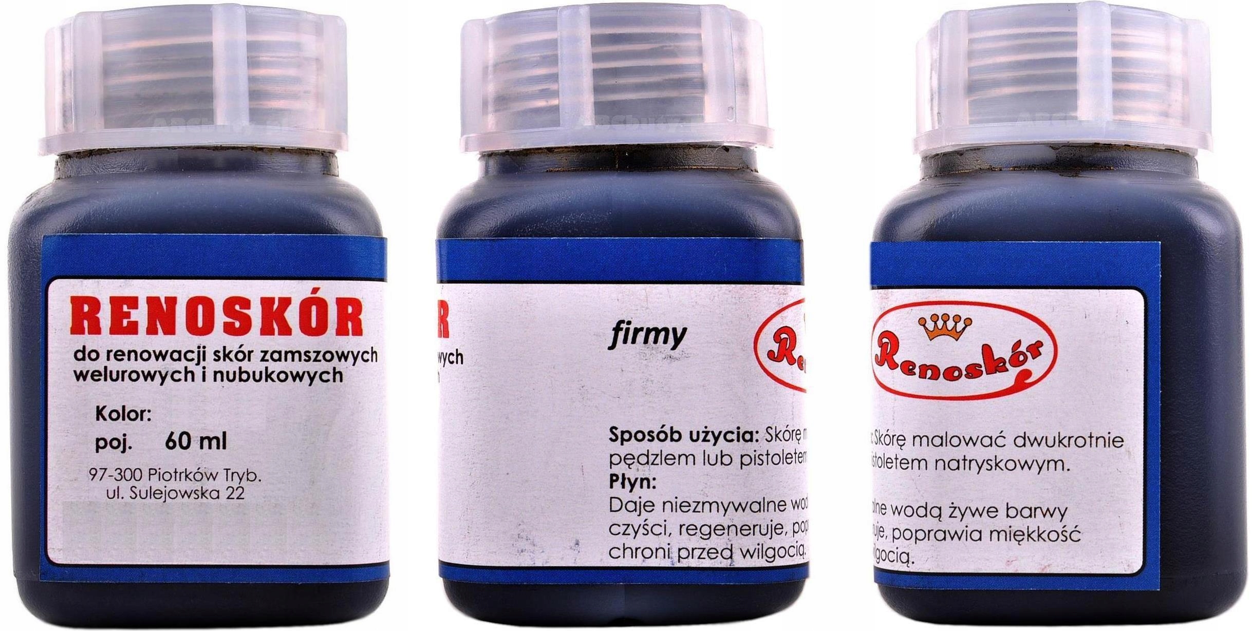 G9-99 MIODOWY 05 RENOSKÓR FARBA DO ZAMSZU NUBUKU WILBRA DO SKÓRY LAKIER 60 Dedykowany materiał nubuk, zamsz