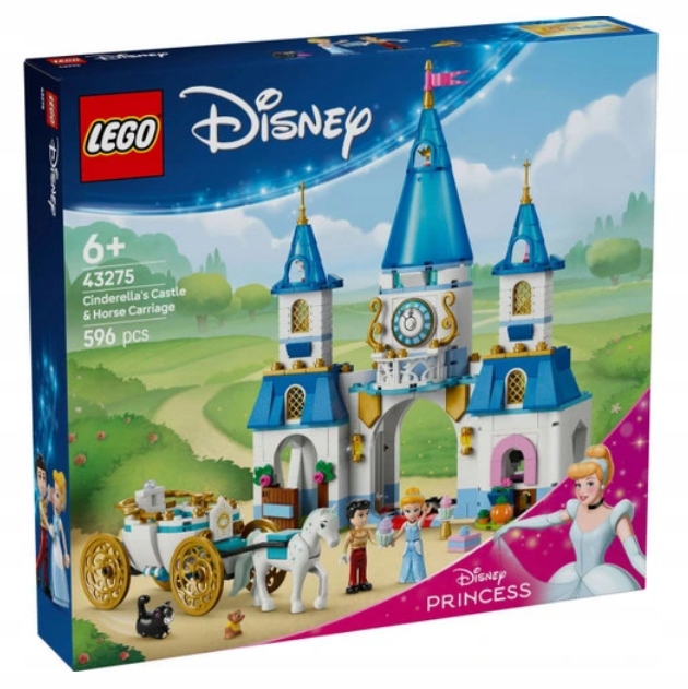 Lego 43275 Disney Zámek A Popelčin kouzelný kočár