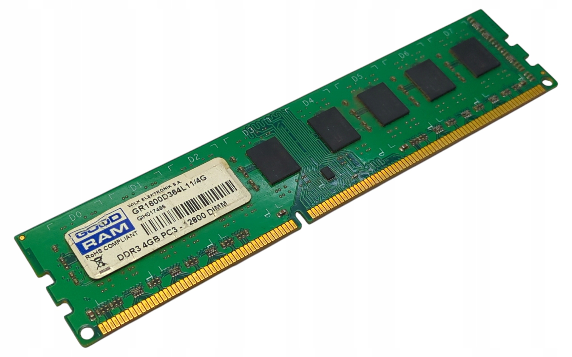 4GB GOODRAM 4 GB DDR3 1600 MHz CL11 PAMIĘĆ RAM PC