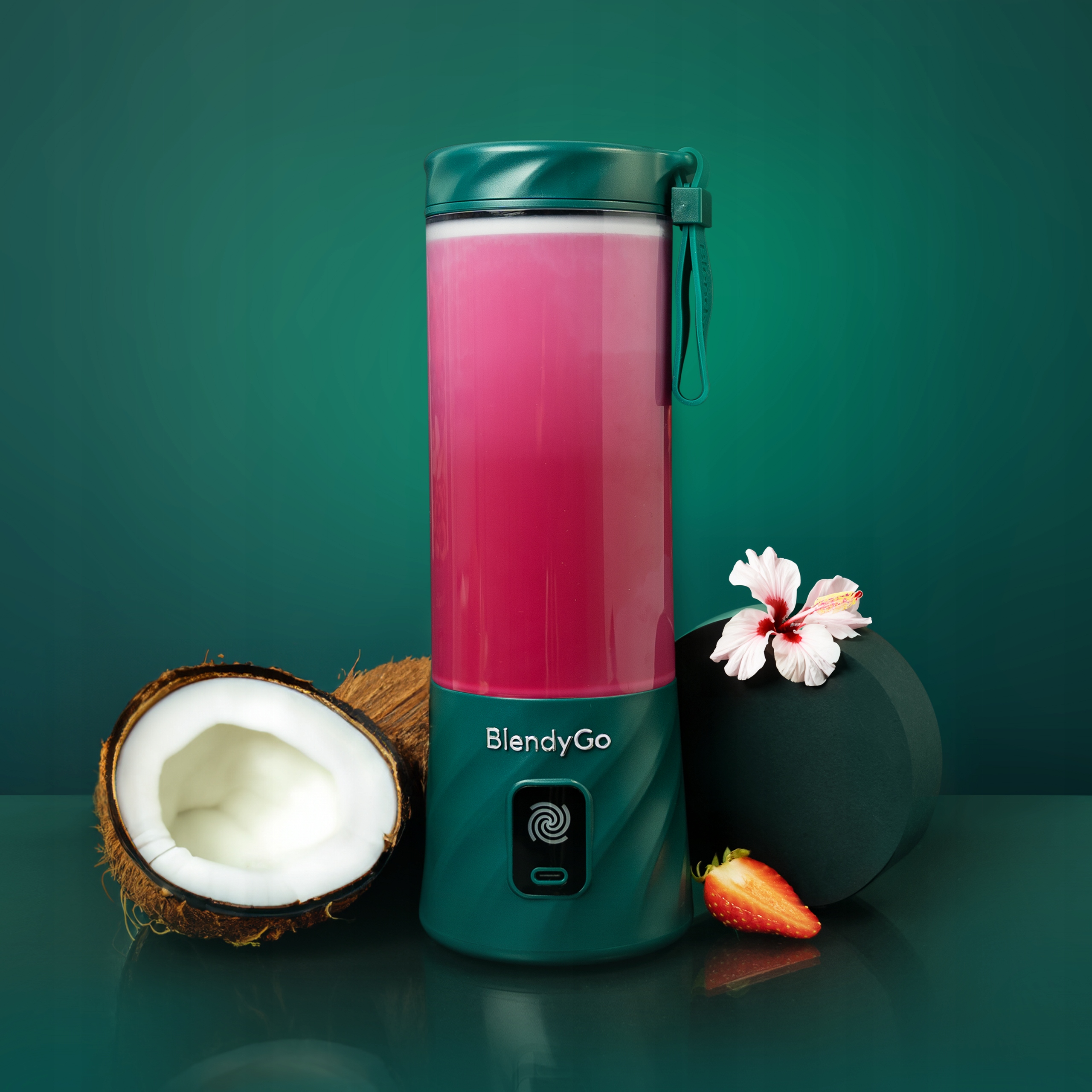 BLENDYGO 3 Blender Do Smoothie Mini Przenośny USB 550ml BPA Free — miniatura 11