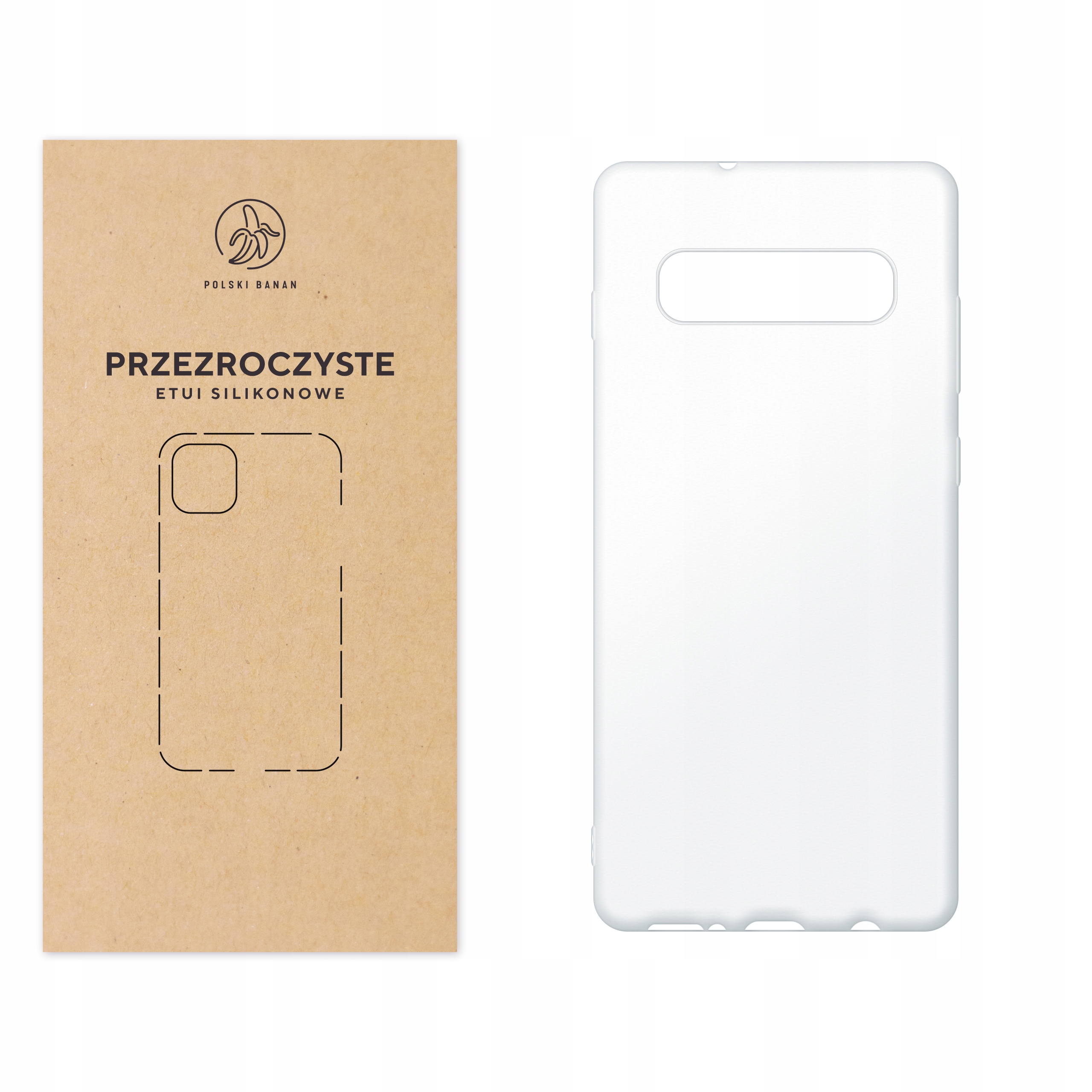 Etui silikonowe POLSKI BANAN Slim Samsung S10 Plus