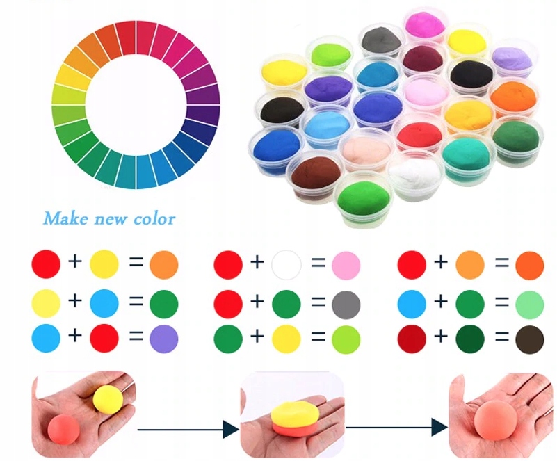 PLASTELINA SENSO GLINA POLIMEROWA PIANKOWA 12SZT Marka inna