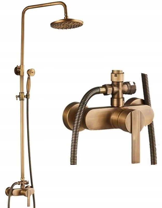 Kúpeľňová batéria do sprchy Old Retro Mosadz