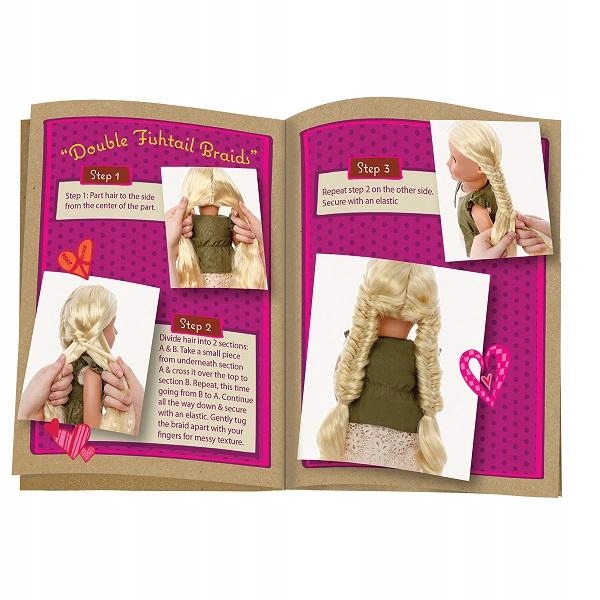 Our Generation Lalka Pia regulowane włosy 46cm Seria pierwsza