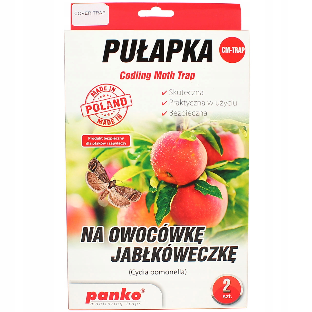 

Panko Pułapka Lepowa Na Owocówkę Jabłkóweczkę 2SZT