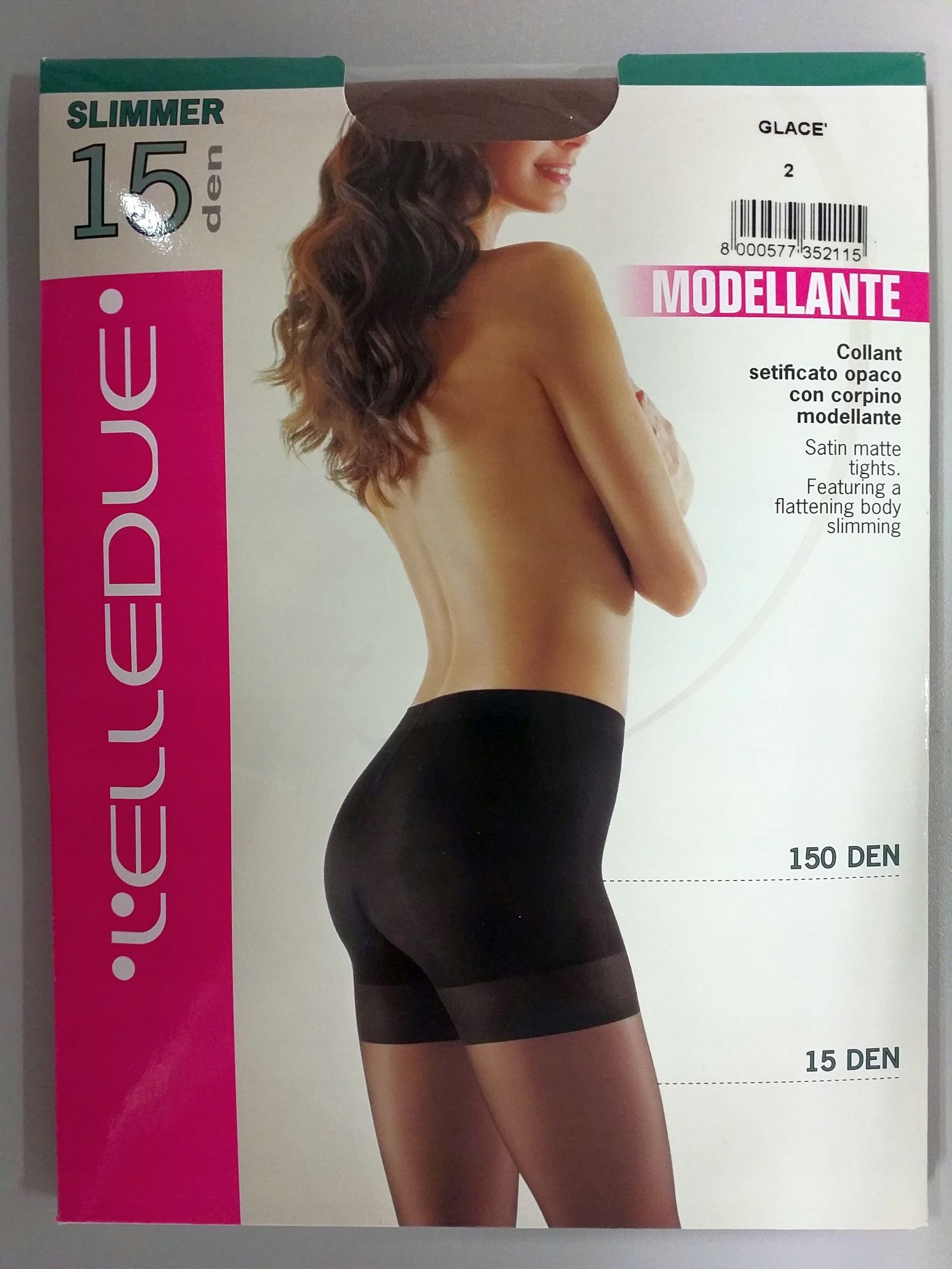 

Elledue Slimmer 15 Rajstopy dam. Glace Roz.:2