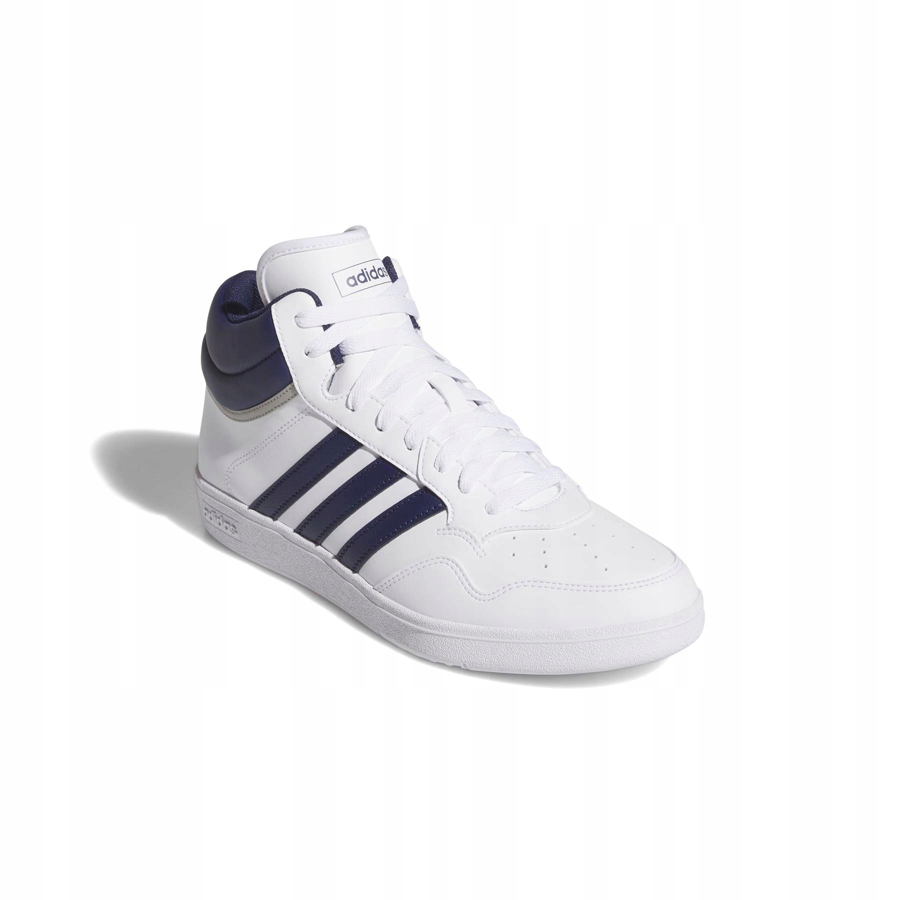 Adidas Sportovní Bílé Vysoké Boty S Modrými Pruhy 46 2/3 6AC