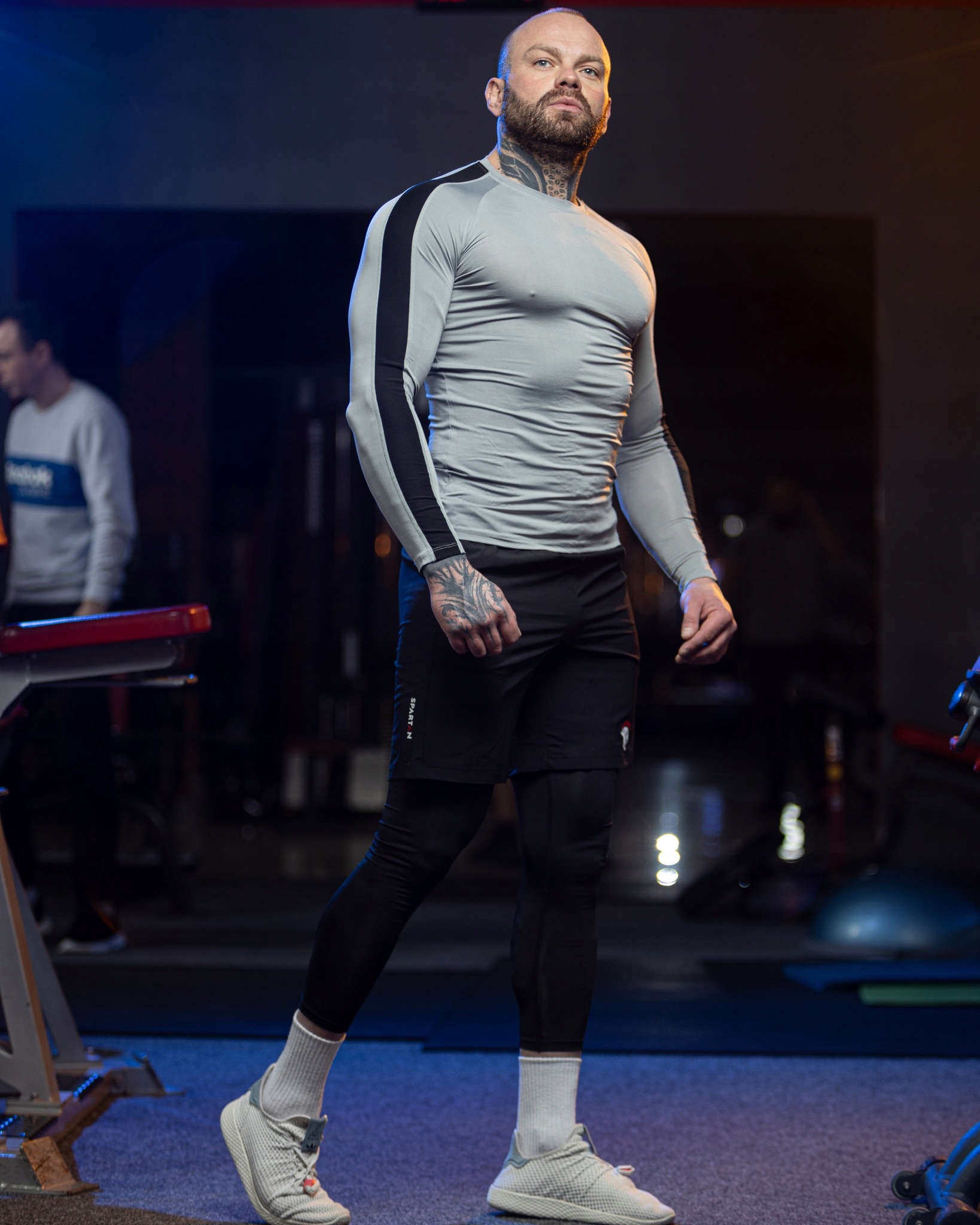 ODZIEŻ KOSZULKA SPODNIE SPODENKI Termoaktywna SPORTOWA TRENINGOWA MĘSKA 3w1 Rozmiar M