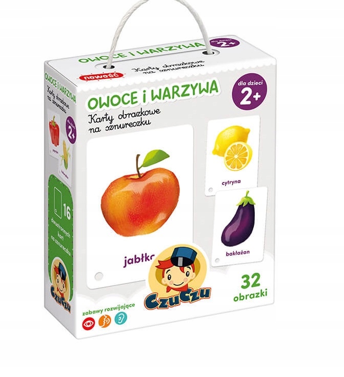 

Czuczu Karty Obrazkowe Owoce I Warzywa 2+