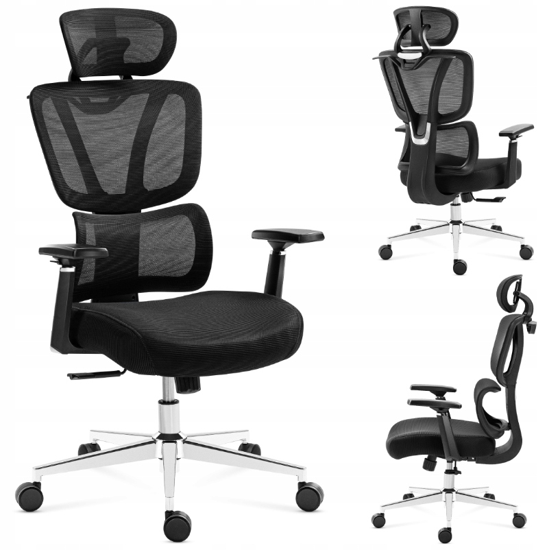 Otočné Kreslo Ergonomická kancelárska bedrová podpera Expert 4.6 Black