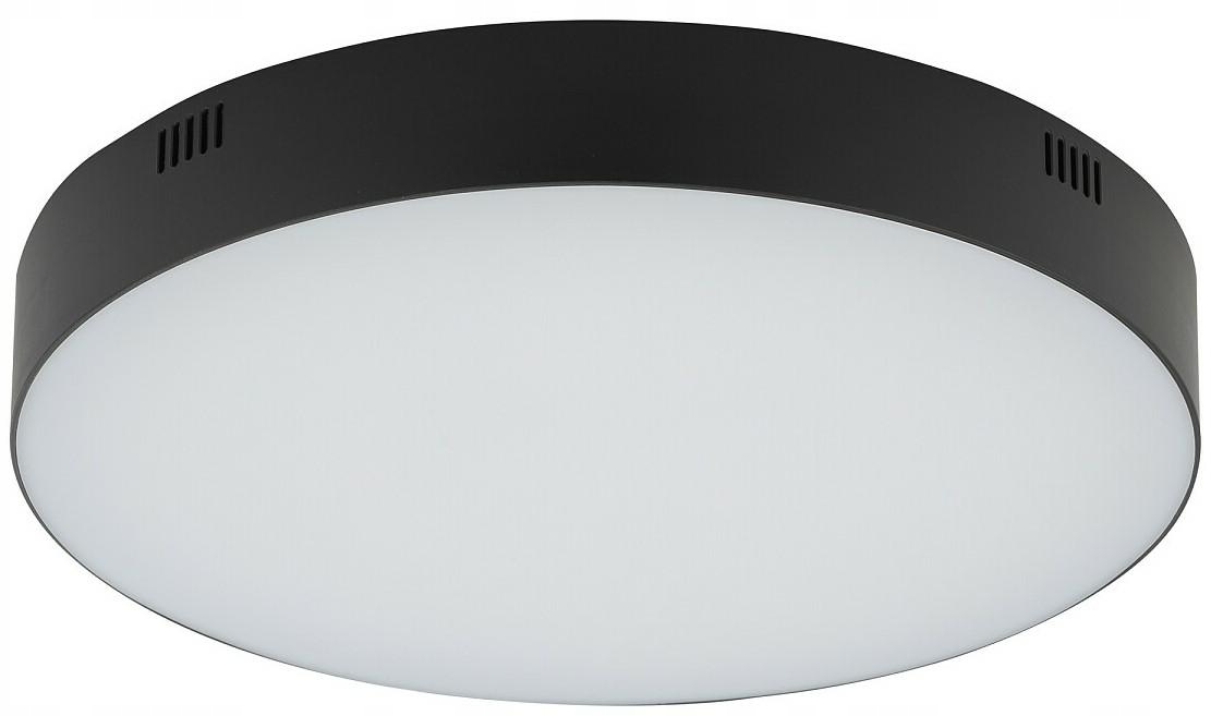 Stropné Svietidlo LID čierna 50W Led 4000K 30cm Stropná lampa do izby domu