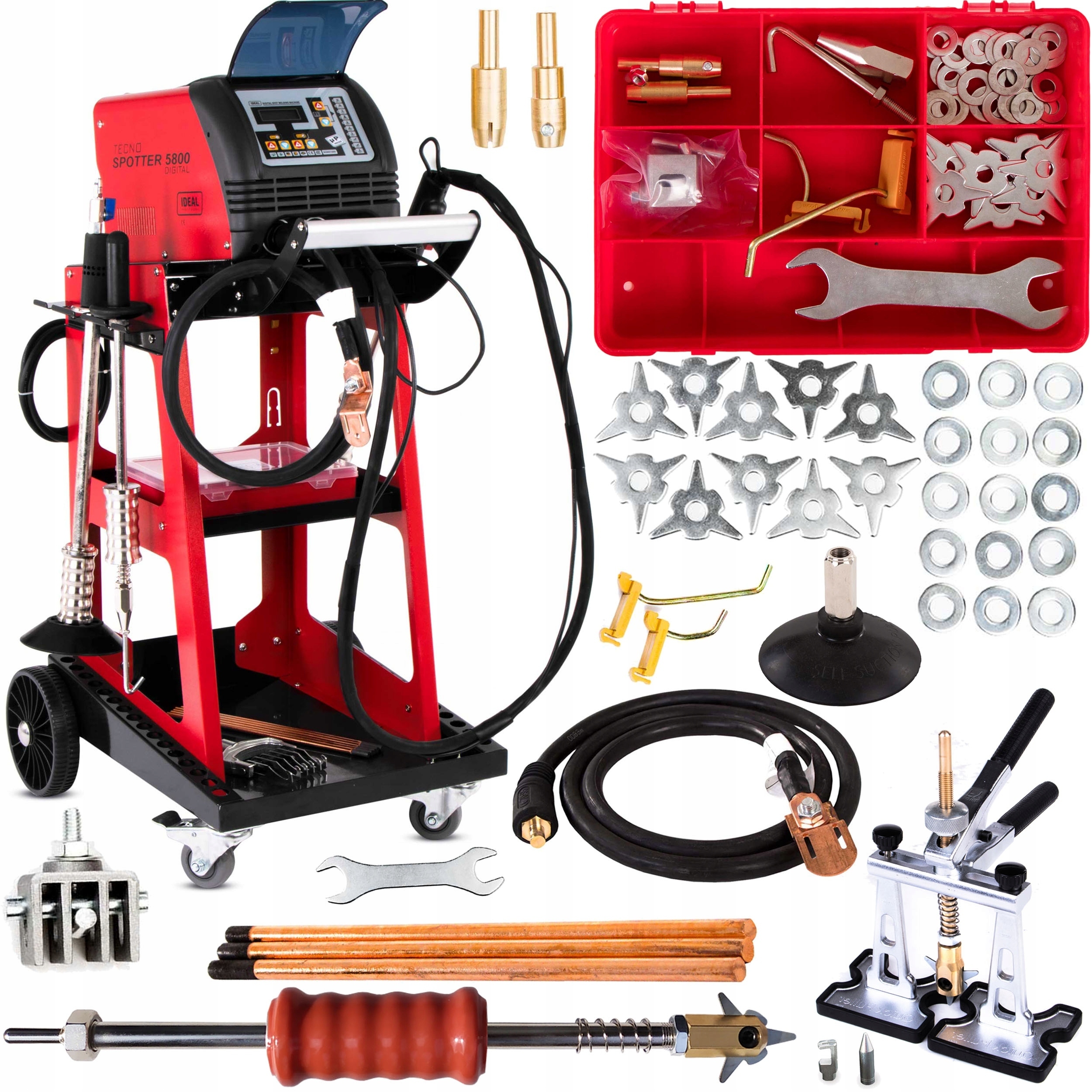 Spotter Svařovací Stroj Na Plech Ideal Tecno 5800 400V 3800A Quick Puller