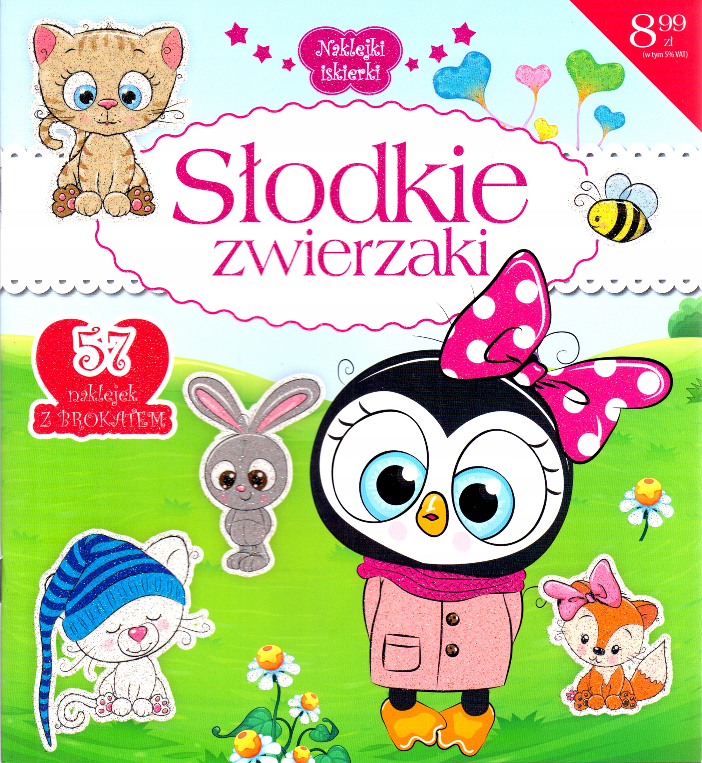 Słodkie zwierzaki Naklejki Iskierki