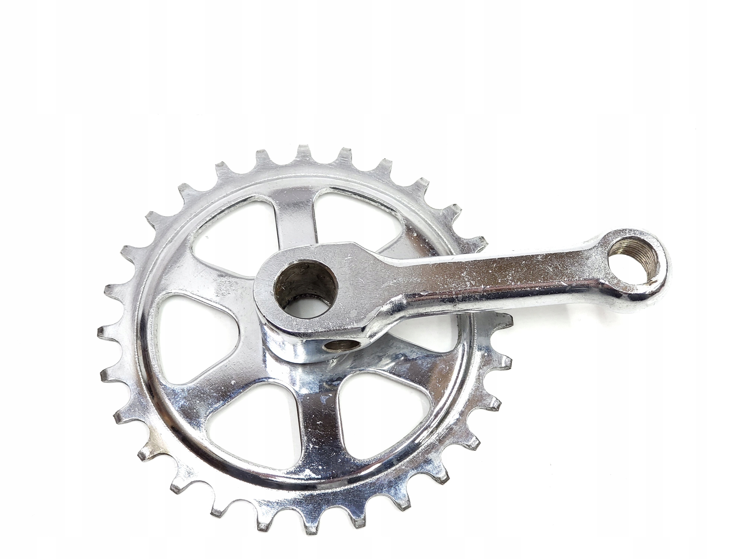 NOWA Korba prawa 28 zębów Romet Universal na klin PRL