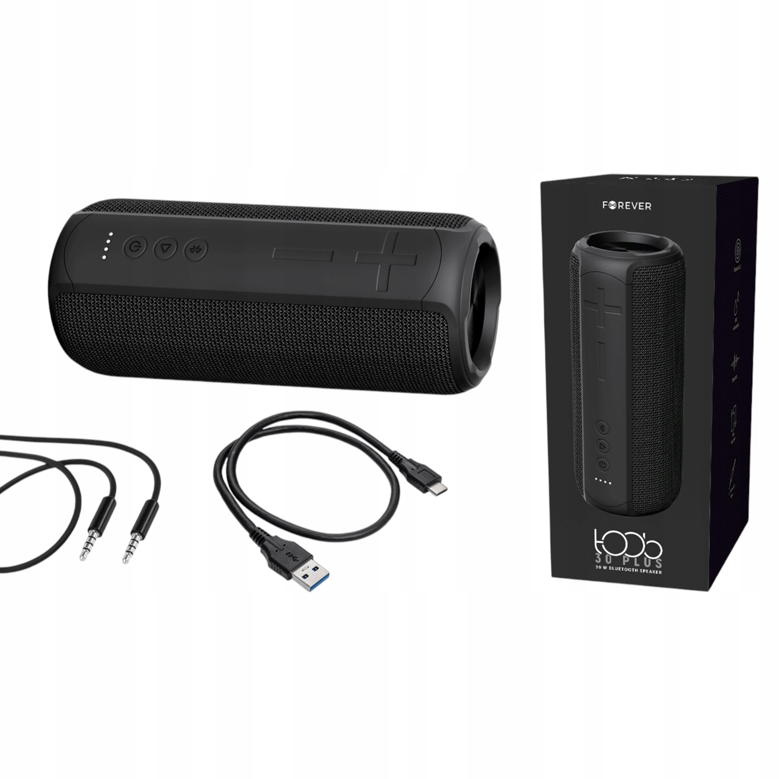 Bezdrátový reproduktor Forever Toob 30 Plus I 30W Bluetooth IPX7 Aux Sd 10h