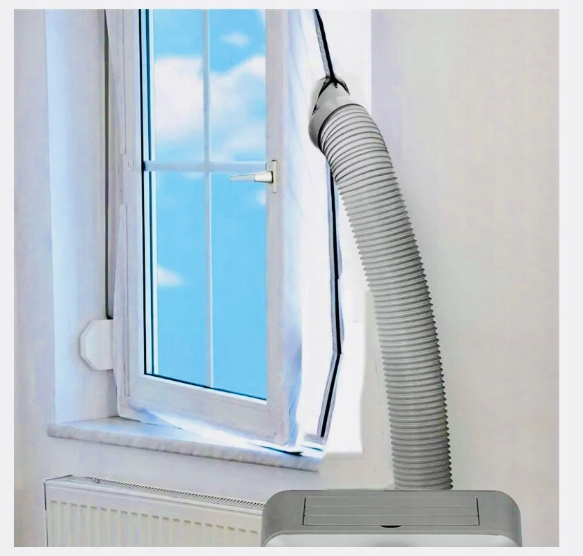 UNIWERSALNA USZCZELKA OKNA DO KLIMATYZATORA PRZENOŚNEGO OKIENNA BIAŁA 4 m Marka inna