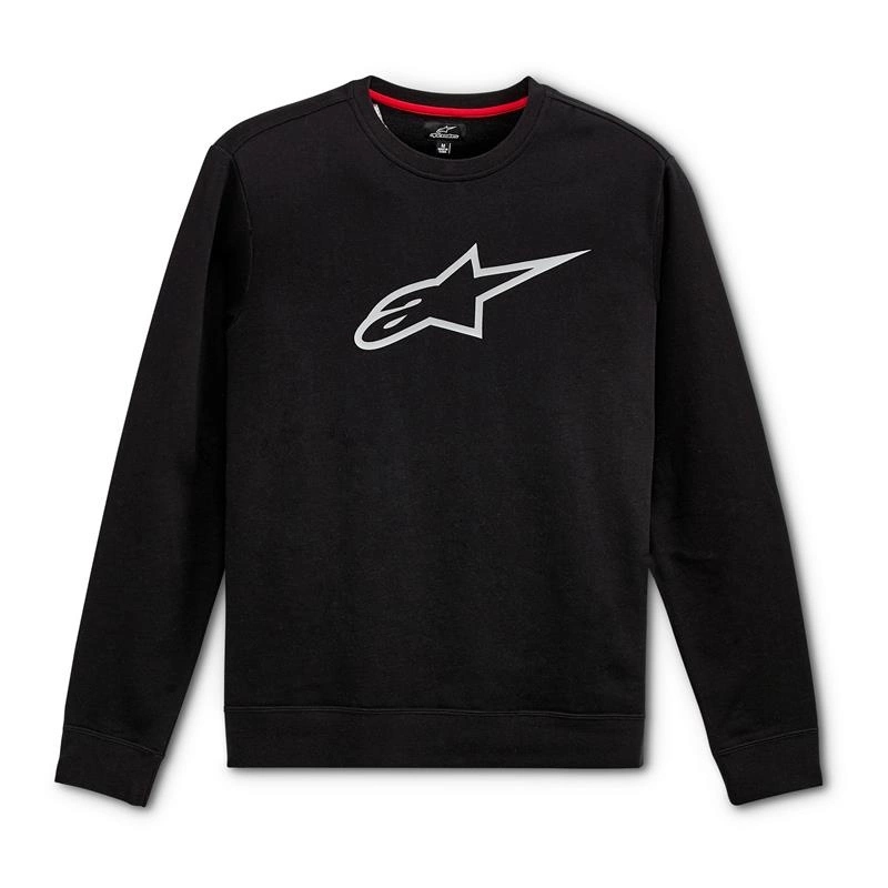Mikina Alpinestars Ageless Crew Black/grey šedá
