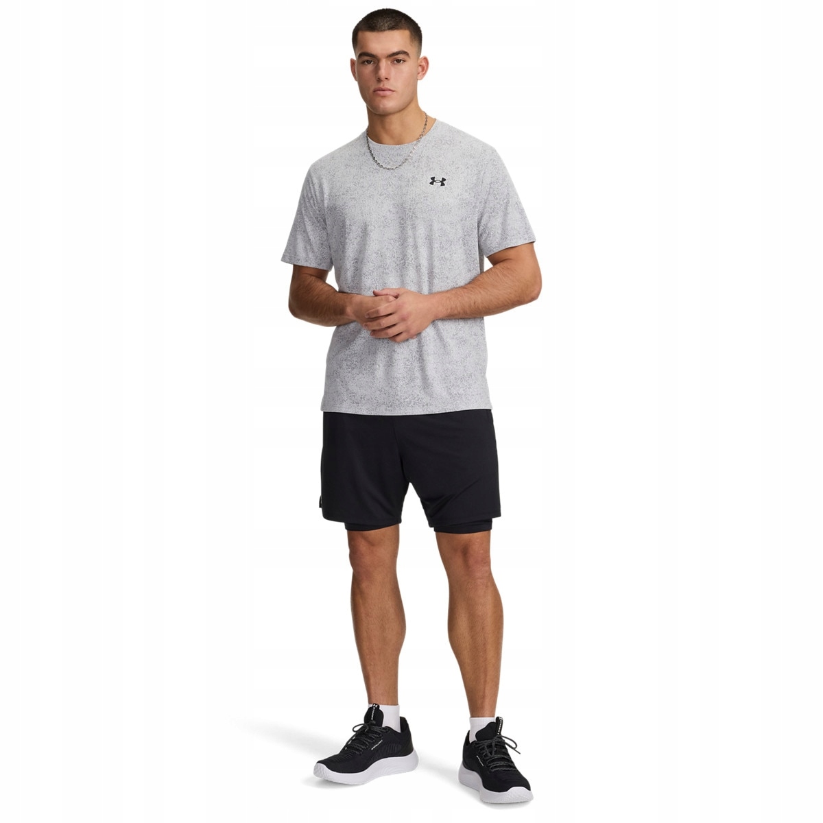 Męskie spodenki treningowe Under Armour Ua Tech Vent 2in1 Short czarne S